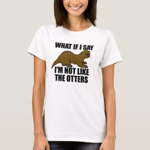 T-shirt Pas comme les loutres