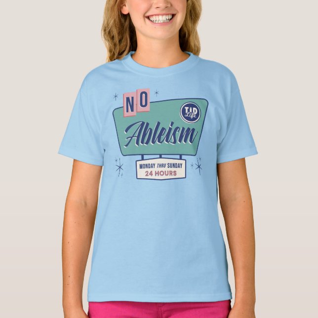 T-shirt Pas d'ableisme (Devant)
