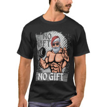 Pas d'ascenseur Pas de cadeau Santa Claus Gym