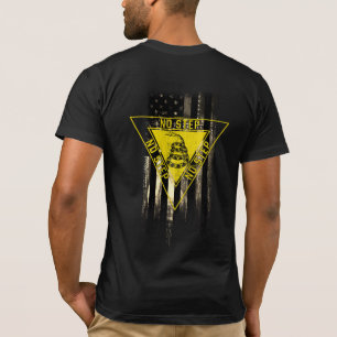 T-SHIRT PAS D'AVERTISSEMENT À L'ÉTAPE SNAKE AVIATION MILIT