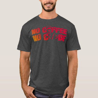 T-shirt Pas de café Pas de code