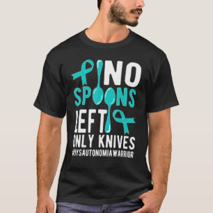 T-shirt Pas de cuillères Dysautonomia Guerrier Dysautonomi