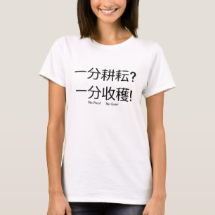 T-shirt Pas de douleur ? Pas de gain ?