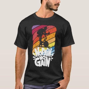T-shirt Pas de douleur Pas de gain Cyclisme intérieur clas