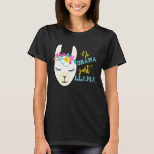 T-shirt Pas de drame, juste Lama