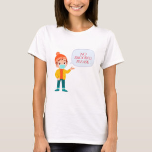 T-shirt Pas De Fumée S'Il Vous Plaît Antismog