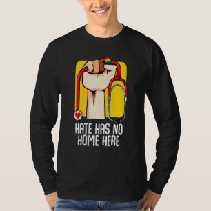 T-shirt Pas De Haine Gay Lesbian Bi Homosexuel Infirmière