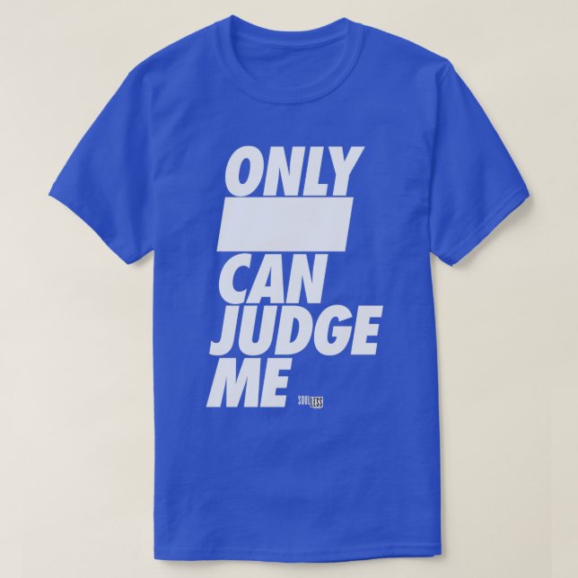 T-shirt Pas de jugement sombre (Design devant)