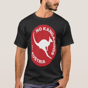 T-shirt Pas De Kangaroos En Autriche Drôle Australie