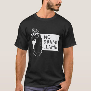 T-shirt Pas de lama dramatique Mignon Lama alpaga animal