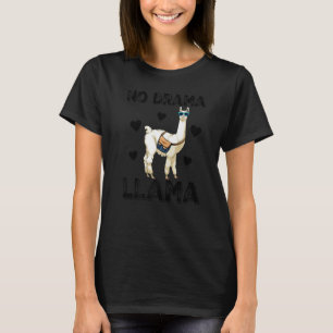 T-shirt Pas de lama drame Femmes Lama Amour animal 7