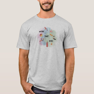 T-shirt Pas De Limites. Juste Des Gains. Travailler Cet Or