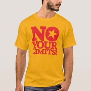 T-shirt Pas De Limites ! Texte rouge
