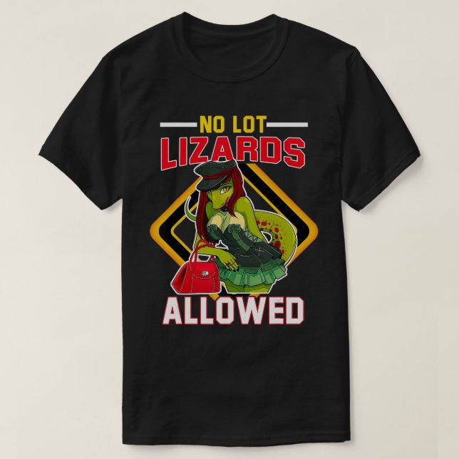 T-shirt Pas de Lot Lizard CB Talk Conception de Trucker (Design devant)
