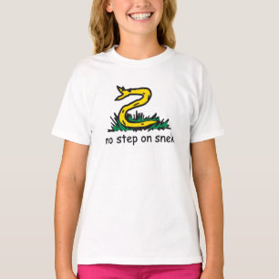 T-shirt Pas de pas sur les mèmes de snek parodie de Gadsde