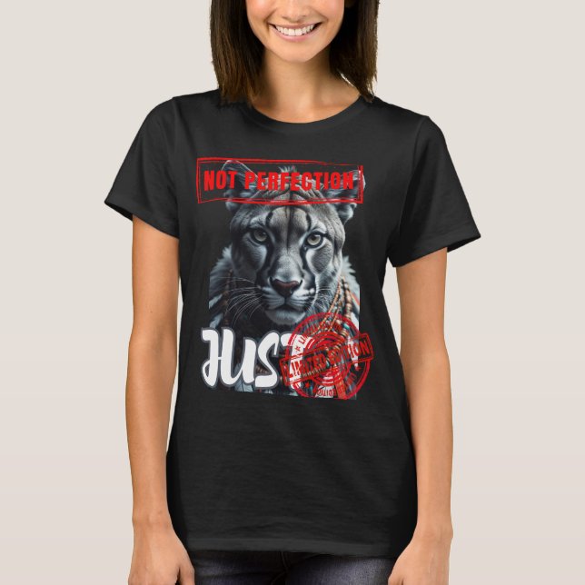 T-shirt "Pas de perfection, juste une édition limitée" (Devant)