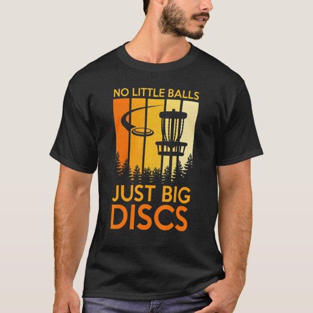 T-shirt Pas de petites boules juste Big Disque Sport (Devant)