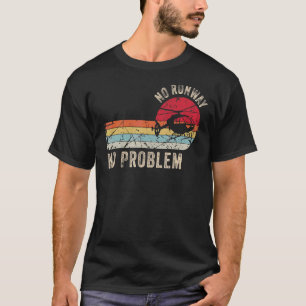 T-shirt Pas de piste Pas de problème Hélicoptère Pilote Re