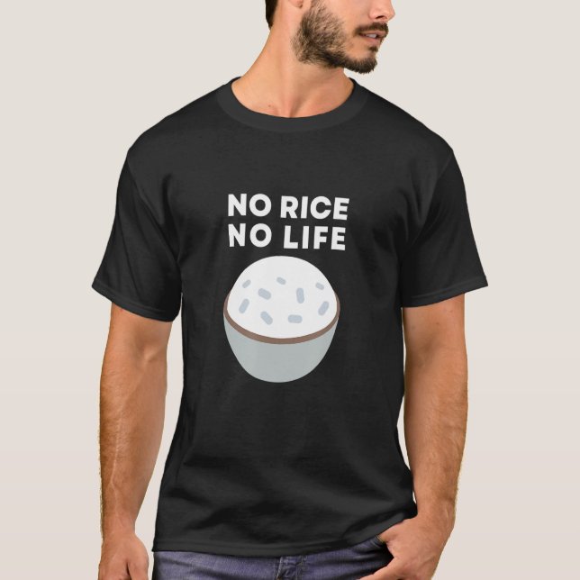 T-shirt Pas de riz ni de riz ni de riz (Devant)