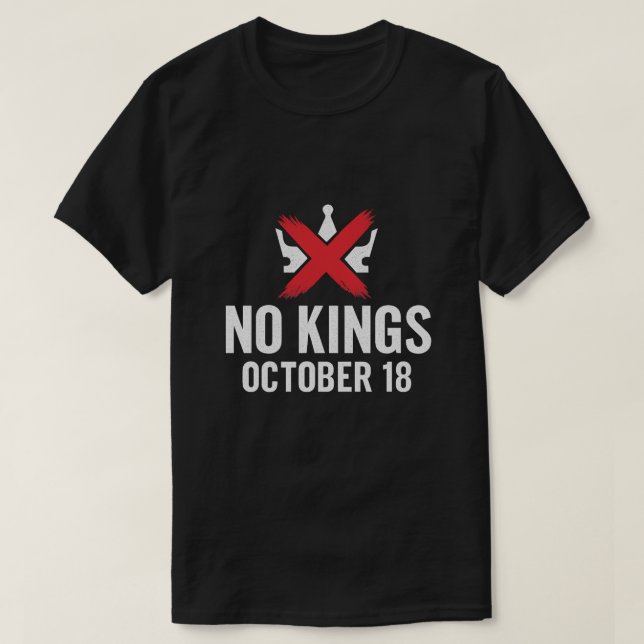 T-shirt Pas de rois 18 octobre Pas de rois jour Graphique (Design devant)