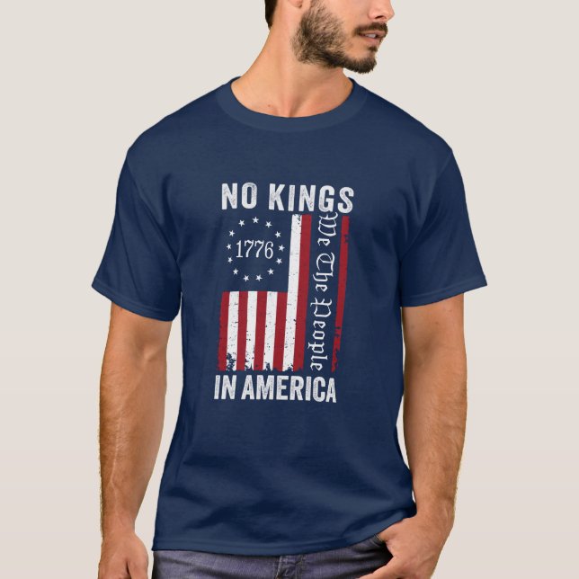 T-shirt Pas de rois en Amérique (Devant)