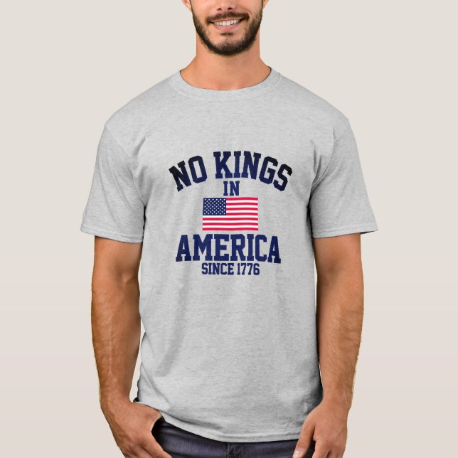 T-shirt Pas de rois en Amérique (Devant)