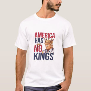 T-shirt Pas de rois en Amérique Drôle L'Amérique n'a pas d