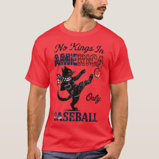 T-shirt Pas de rois en Amérique seulement BASEBALL-Photoro