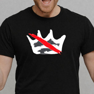 T-shirt Pas de rois en Amérique T-shirt, Anti Trump