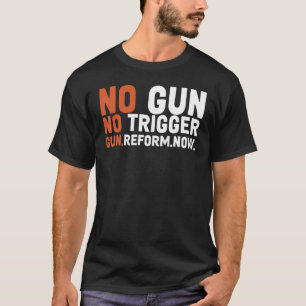 T-shirt Pas De Sensibilisation À L'Arme À Feu Porter De L'