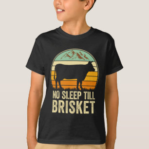 T-shirt Pas De Sommeil Jusqu'À Brisket Funny Bbq Lover Smo