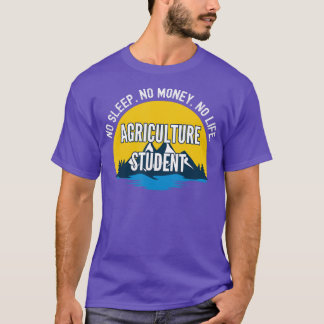 T-shirt Pas de sommeil Pas d'argent Pas de vie Agriculture