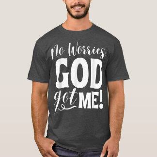 T-shirt Pas de soucis, DieuM'a reçu Africain-Américain Chr