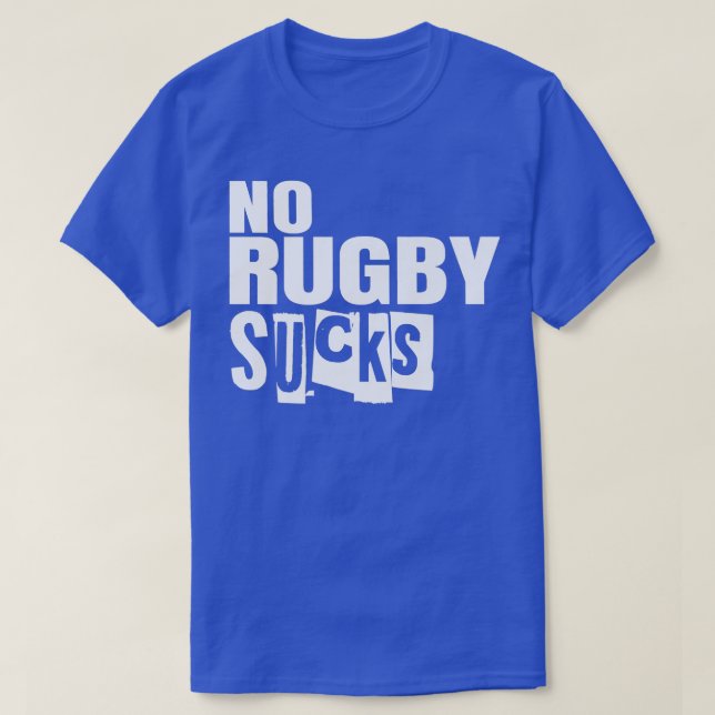 T-shirt Pas de sucs de rugby (Design devant)
