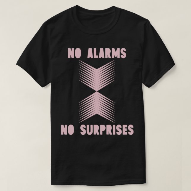 T-shirt Pas de surprise rose (Design devant)