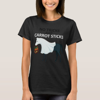 T-shirt Pas De Trucs Juste Carotte Bâtons Cheval Ghost Hal