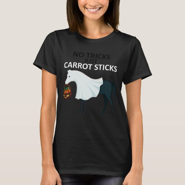 T-shirt Pas De Trucs Juste Carotte Bâtons Cheval Ghost Hal (Devant)
