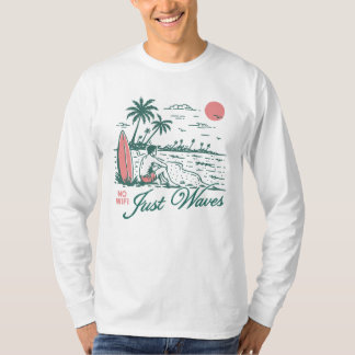 T-shirt Pas de Wifi, juste des vagues