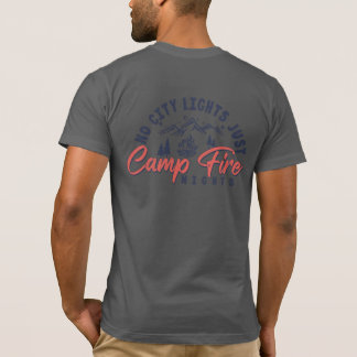 T-shirt Pas D'Éclairage De Ville, Juste Des Nuits De Feu D