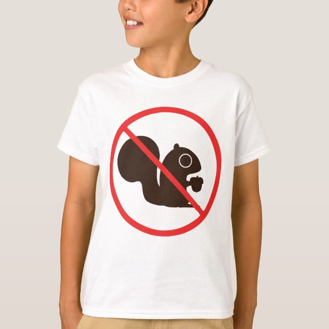 T-shirt Pas d'écureuils (Devant)