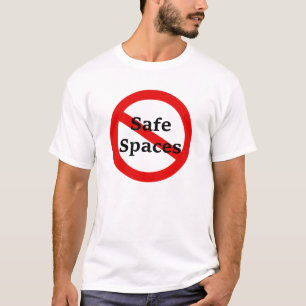 T-shirt Pas d'espaces sécurisés