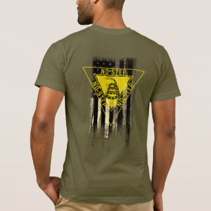 T-SHIRT PAS D'ÉTAPE GADSDEN SNAKE AMERICAN FLAG