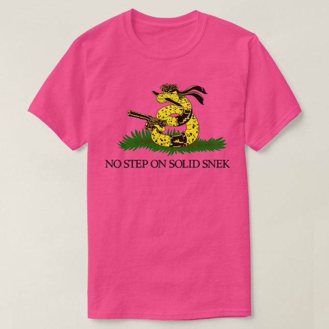T-shirt Pas d'étape sur le manche solide  (Design devant)