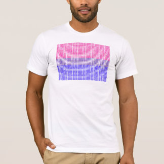 T-shirt "Pas directement" drapeau de Bi