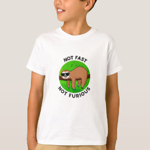 T-shirt Pas Fast Pas Furny Funny Movie Pun de fentes