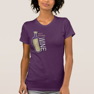 T-shirt Pas gémissement, vin