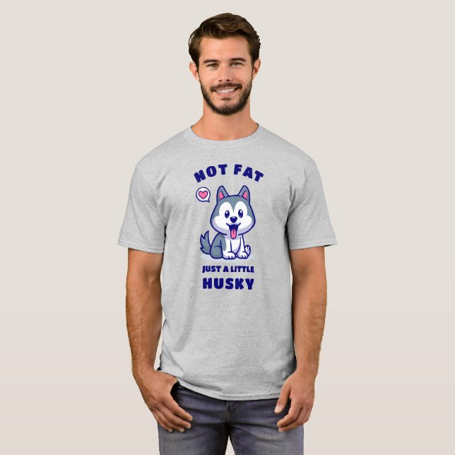 T-shirt Pas gros, juste un peu coquin (Devant entier)
