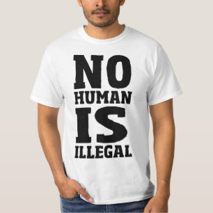 T-shirt Pas humain est illégal