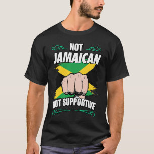T-shirt Pas jamaïcain mais tourisme de soutien Jamaïque