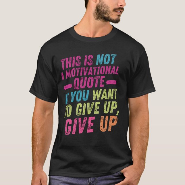 T-shirt Pas motivationnel (Devant)